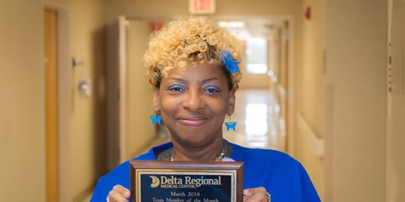 Team Member Of The Month March Delta Regional Medical Center 